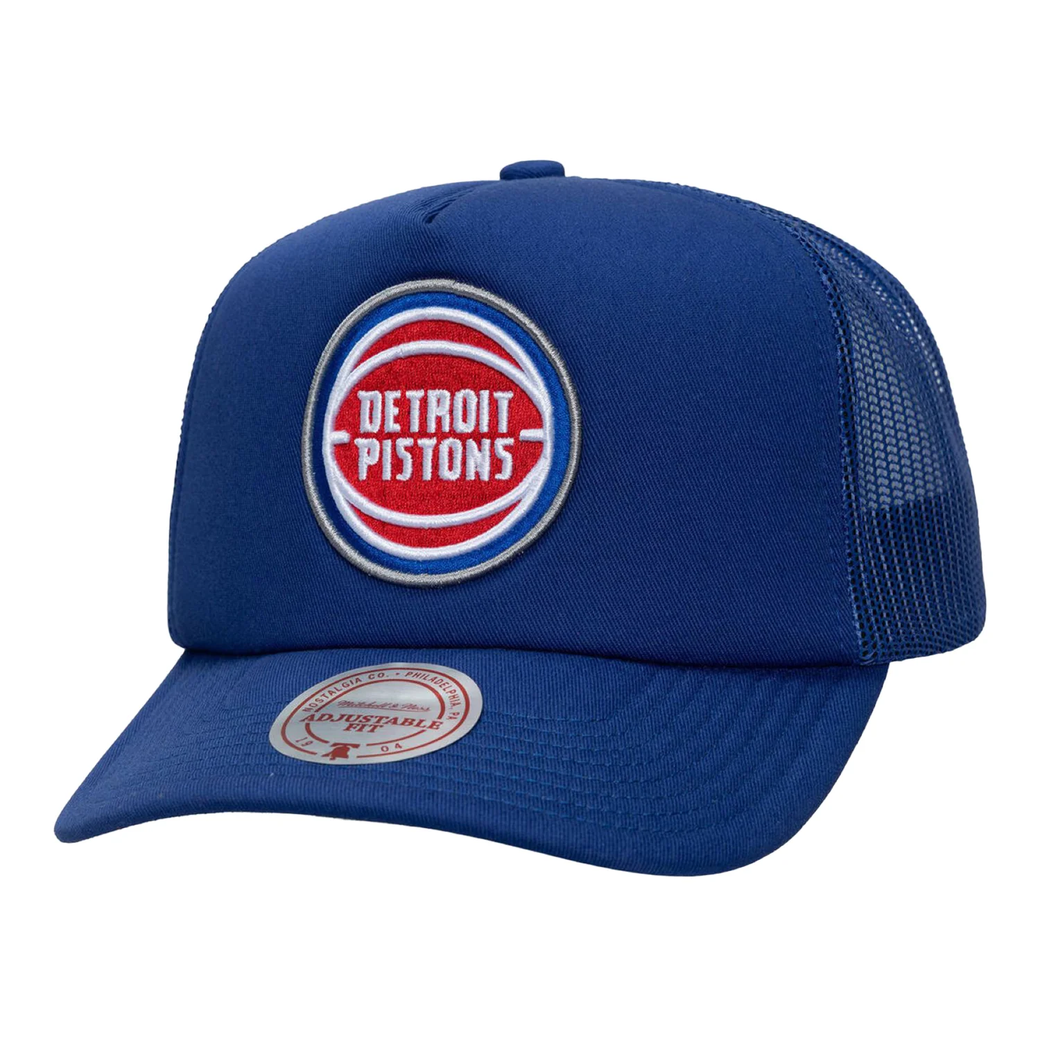 Detroit Pistons Mitchell & Ness Evergreen Trucker Hat